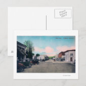 Uitzicht van Main StreetLakeport, CA Briefkaart (Voorkant / Achterkant)