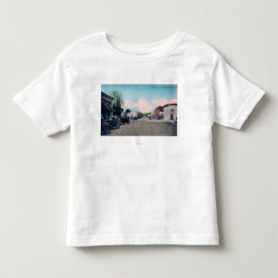 Uitzicht van Main StreetLakeport, CA Kinder Shirts
