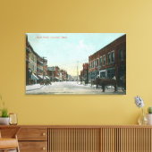 Uitzicht van Main StreetLewiston, ID Canvas Afdruk (Insitu (Woonkamer))