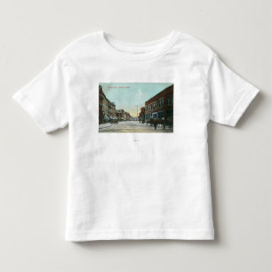 Uitzicht van Main StreetLewiston, ID Kinder Shirts