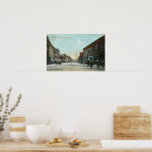 Uitzicht van Main StreetLewiston, ID Poster (Keuken)