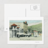 Uitzicht van Main StreetLos Gatos, CA2 Briefkaart (Voorkant / Achterkant)