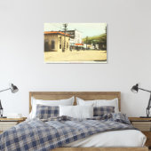 Uitzicht van Main StreetLos Gatos, CA2 Canvas Afdruk (Insitu (Slaapkamer))