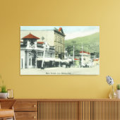 Uitzicht van Main StreetLos Gatos, CA Canvas Afdruk (Insitu (Woonkamer))