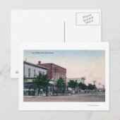 Uitzicht van Main StreetScott City, KS Briefkaart (Voorkant / Achterkant)