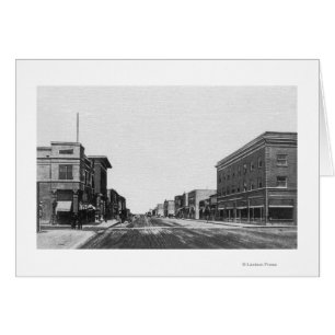 Uitzicht van Main StreetTwin Herfsten, ID