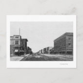 Uitzicht van Main StreetTwin Herfsten, ID Briefkaart (Voorkant)