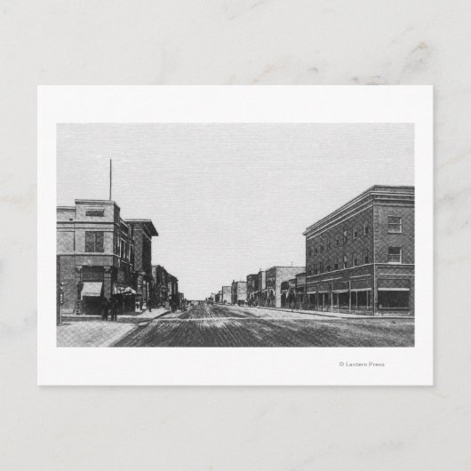 Uitzicht van Main StreetTwin Herfsten, ID Briefkaart (Voorkant)