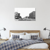 Uitzicht van Main StreetTwin Herfsten, ID Canvas Afdruk (Insitu (Slaapkamer))