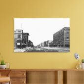 Uitzicht van Main StreetTwin Herfsten, ID Canvas Afdruk (Insitu (Woonkamer))