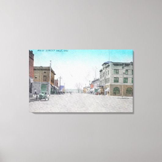 Uitzicht van Main StreetVale, OF Canvas Afdruk (Voorkant)
