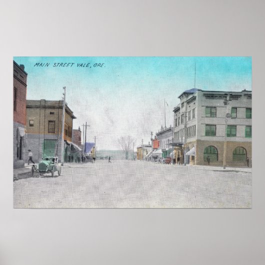 Uitzicht van Main StreetVale, OF Poster (Voorkant)