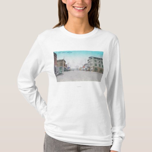 Uitzicht van Main StreetVale, OF T-shirt (Voorkant)