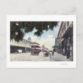 Uitzicht van Main StreetVisalia, CA Briefkaart (Voorkant)