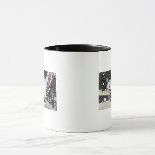 Uitzicht van Main StreetVisalia, CA Mok (Midden)