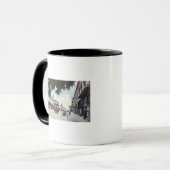 Uitzicht van Main StreetVisalia, CA Mok (Voorkant links)