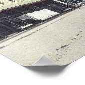 Uitzicht van Main StreetVisalia, CA Poster (Hoek)