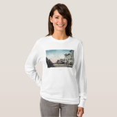 Uitzicht van Main StreetWoodland, CA T-shirt (Voorkant volledig)
