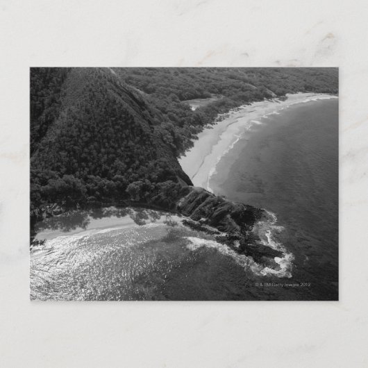 Uitzicht van Makena Beach, Maui, Hawaï Briefkaart (Voorkant)