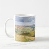 Uitzicht van Mam Tor, Peak District souvenir foto Koffiemok (Links)