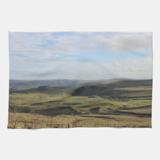 Uitzicht van Mam Tor. (Peak District) Theedoek