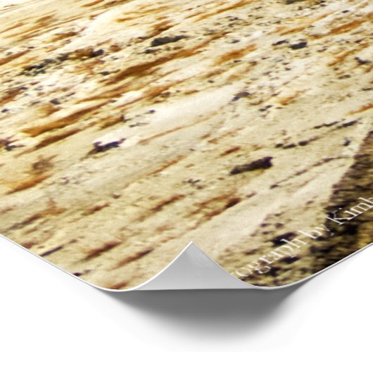 Uitzicht van Mammoth afdrukken Poster (Hoek)