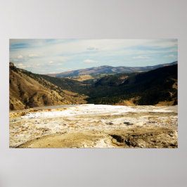 Uitzicht van Mammoth afdrukken Poster