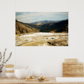 Uitzicht van Mammoth afdrukken Poster (Keuken)