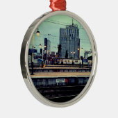 Uitzicht van Manchester Metalen Ornament (Rechts)
