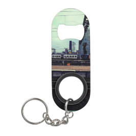 Uitzicht van Manchester Mini Flessenopener