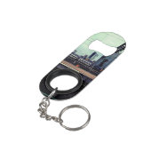 Uitzicht van Manchester Mini Flessenopener (Achterkant Gekanteld)