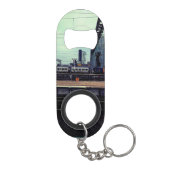 Uitzicht van Manchester Mini Flessenopener (Achterkant)