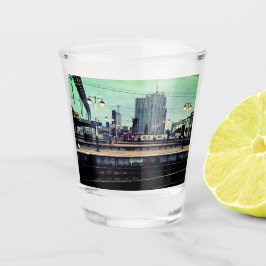 Uitzicht van Manchester Shot Glas