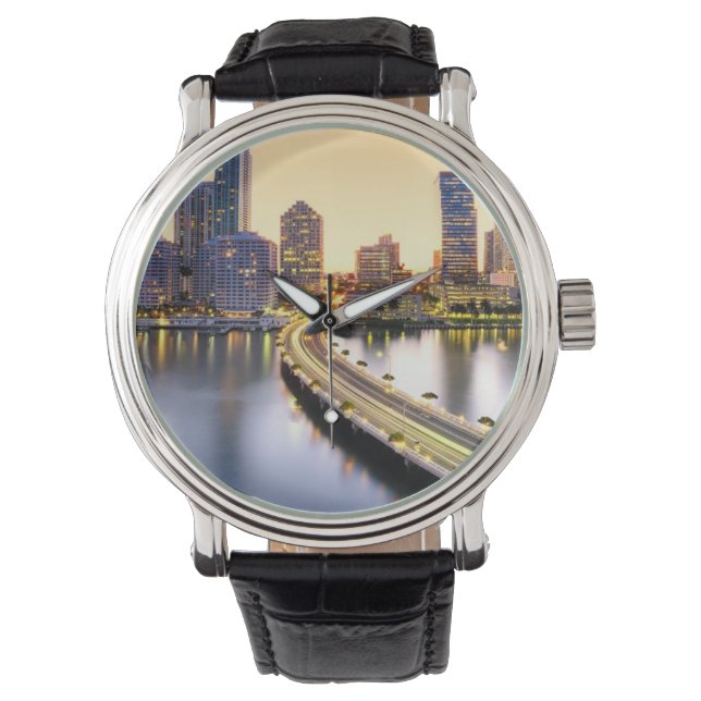 Uitzicht van Mandarijn Oriental Miami met reflecti Horloge (Voorkant)