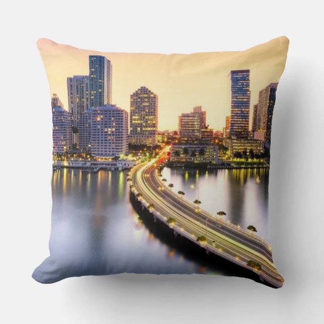 Uitzicht van Mandarijn Oriental Miami met reflecti Kussen (Voorkant)
