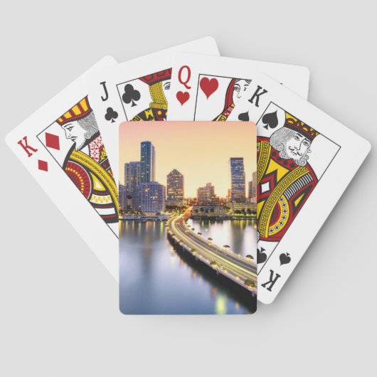 Uitzicht van Mandarijn Oriental Miami met reflecti Speelkaarten (Achterkant)