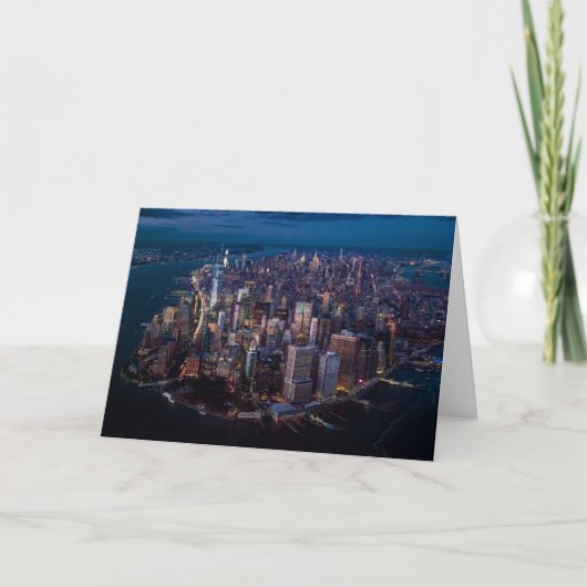 Uitzicht van Manhattan Kaart (Voorkant)