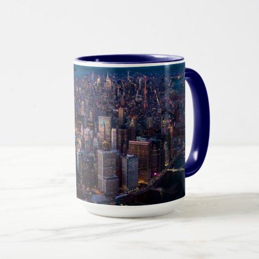 Uitzicht van Manhattan Mok (Voorkant rechts)