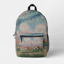 Uitzicht van Mariakerke Bedrukte Rugzak