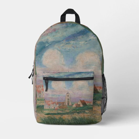 Uitzicht van Mariakerke Bedrukte Rugzak (Voorkant)