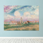 Uitzicht van Mariakerke Canvas Afdruk (Insitu (Houten vloer))