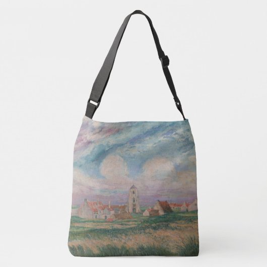 Uitzicht van Mariakerke Crossbody Tas (Achterkant)