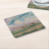 Uitzicht van Mariakerke Kartonnen Onderzetters (Schuin)