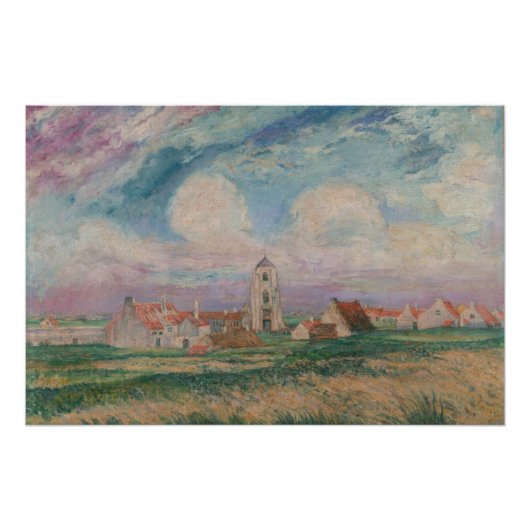 Uitzicht van Mariakerke Perfect Poster (Voorkant)