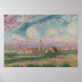 Uitzicht van Mariakerke Poster (Voorkant)