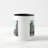 Uitzicht van Mariposa Street Fresno, CA Mok (Midden)