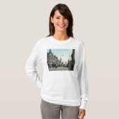 Uitzicht van Mariposa Street Fresno, CA T-shirt (Voorkant volledig)