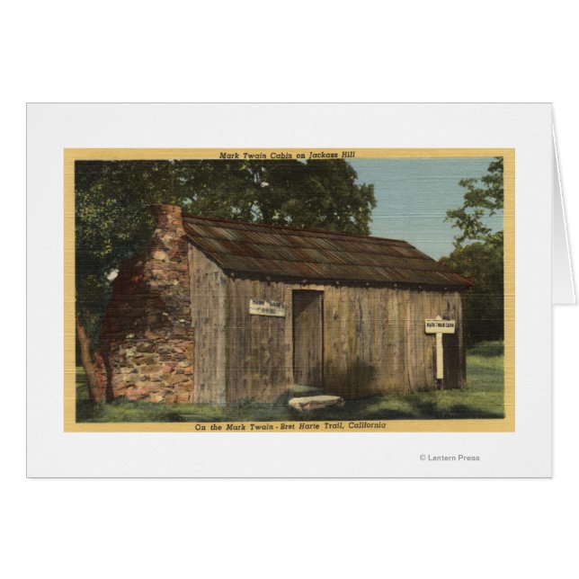 Uitzicht van Mark Twain Cabin op Jackass Hill (Voorkant Horizontaal)