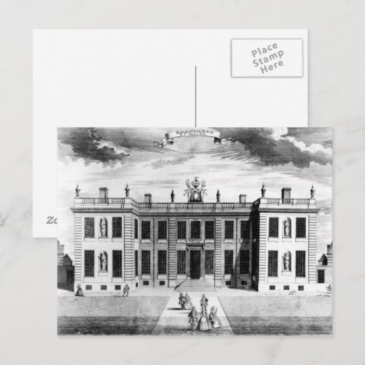 Uitzicht van Marlborough House in Pall Mall Briefkaart (Voorkant / Achterkant)