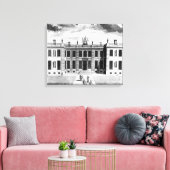Uitzicht van Marlborough House in Pall Mall Canvas Afdruk (Insitu (Woonkamer))